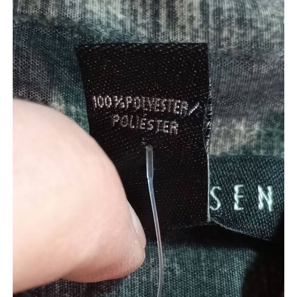 Van Heusen Shirt Men's Medium Gray Button Front Short Sleeve‎ - Picture 6 of 7